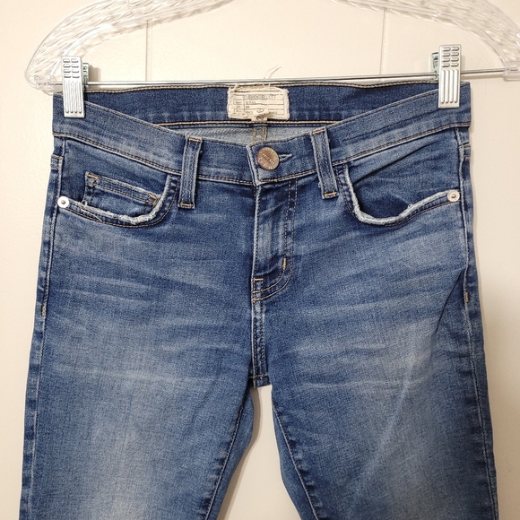 Current/Elliott Medium Wash The Stiletto Powell Skinny Leg Blue Jeans Size 26 - Picture 1 of 6